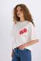 Valentine's Day Smileyworld Oversize Wide Fit Crew Neck Back Print Short Sleeve T-Shirt - 4