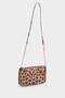 Women's Staple Detailed Leopard Patterned Faux Leather Crossbody Bag E0716Axns - 4