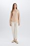 Regular Fit Drop Collar Patterned Wrinkle Long Sleeve T-Shirt E1205Ax25Sp - 2