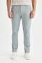 Straight Leg Chino Canvas Trousers D7349Ax25Sp - 4