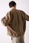 Slim Fit Suede Bomber Coat Jacket Slim Fit College Collar Zip-Up Double Pocket Seasonal Lightweight - 2