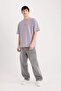 Boxy Fit Crew Neck Printed Short Sleeve T-Shirt D6946Ax25Sp - 2