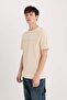 Regular Fit Crew Neck No-Iron Breathable Printed Short Sleeve Heavy Fabric T-Shirt D551 - 3