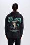 Defactofit Nba Boston Celtics Oversize Wide Fit Hooded Thick Sportsman Sweatshirt D6690Ax25Sp - 6