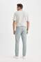 Straight Leg Chino Canvas Trousers D7349Ax25Sp - 6