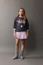100% Cotton Pleated Gabardine Skirt for Girls D9340A825Sp - 2