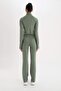 بنطلون رياضي DeFactoFit Flare Fit ذو أرجل واسعة وطول قياسي وقصة مستقيمة B3988AX25SP - 5