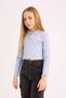 Girls Slim Fit Slim Fit Rib Long Sleeve Polo T-Shirt B7407A825Sp - 4