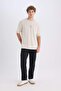 Boxy Fit Crew Neck No-Iron Breathable Printed Short Sleeve Heavy Fabric T-Shirt D5517Ax - 2