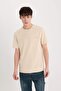 Regular Fit Crew Neck No-Iron Breathable Printed Short Sleeve Heavy Fabric T-Shirt D551 - 4