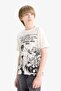100% Cotton Marvel Avengers Crew Neck Short Sleeve T-Shirt for Boys D9569A825Sm - 4
