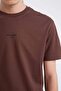 100% Cotton Regular Fit Crew Neck Printed Short Sleeve T-Shirt D5559Ax25Sp - 4