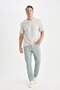 Straight Leg Chino Canvas Trousers D7349Ax25Sp - 3
