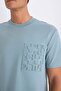 Regular Fit Crew Neck Short Sleeve Heavy Fabric T-Shirt D8923Ax25Sp - 5