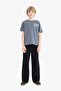 100% Cotton Crew Neck Printed Short Sleeve T-Shirt for Boys D9276A825Sm - 2