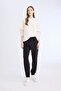 Burgundy Jogger Sweatpants with Pockets, Elastic Waist, Lace-Up, Narrow Leg, Long Size E5976Ax25Sp