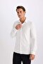 Slim Fit Slim Fit Polo Neck Long Sleeve Shirt D4533Ax24Au - 5