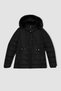 Water Repellent Lightweight Long Puffer Coat with Removable Faux Fur Hood Quilted Zipper Snap Pocket - 8