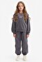 Girl's Disney Mickey Mouse & Friends Oversize Wide Fit Hooded Back Printed Sweatshirt D4378A - 2