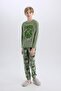 Xbox Pajama Set Long Sleeve Top Elastic Waist Long Bottom Boys D8445A824Wn - 3