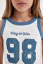 Crew Neck Sportswear Printed Athlete Girl's D1628A824Hs - 8