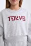 Girls' 2-Piece Set Printed Sweatshirt Top Elastic Waist Jogger Sweatpants D4867A824Wn - 5