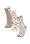 جوارب قطنية للفتيات مكونة من 3 قطع E3920a8ns