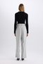 Wide Leg High Waist Wide Straight Leg Flannel Trousers E6127Ax24Wn - 6