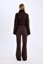 Wide Leg Wide Leg Elastic Waist Long Length Trousers E4387Ax24Wn - 4