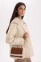 Women's Faux Leather Shoulder Bag B2817Axns