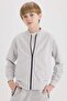 College Collar Bomber Pique Cardigan Boys D8553A825Sp