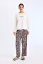 Pajama Set Regular Fit Long Sleeve Printed Top Leopard Print Long Bottom E2352Ax24Wn