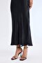 New Year's Themed Degaje Neck A-Line Satin Strap Midi Dress E0471Ax24Au - 8