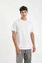 100% Cotton Regular Fit Crew Neck Pocket Detail Basic Plain Short Sleeve T-Shirt D4797Ax24Au - 3
