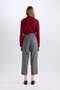 Carrot Fit High Waist Pocket Pencil Short Wide Leg Pants E0573Ax24Au - 5