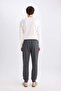Regular Fit Pocketed Drawstring Waist Pajama Bottoms W7924Az24Au - 5