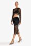 Slim Fit Slim Fit Lined Midi Lace Skirt E0465Ax24Au - 3