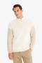 Relax Fit Color-Blocking Stand Collar Half Zip Knitwear Sweater Y0623Az24Au - 3