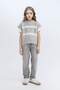 Crew Neck Striped Knitwear Sweater for Girls D1388A824Wn - 2