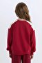 Relax Fit Crew Neck Printed Soft Fuzzy Inside School Sweatshirt Girl Child D4274A824Wn - 6