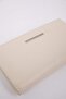 Women's Zippered Faux Leather Wallet D6853Axns - 7