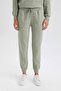 Winter Regular Fit Jogger Sweatpants - Elastic Waist with Lace-Up Pocket V2699Az24Wn - 4