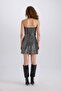 New Year's Themed a Form High Waist Sequined Fabric Mini Skirt E1711Ax24Wn - 6