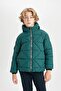 Waterproof Hooded Zippered Pocket Coat for Boys C7385A824Wn - 3