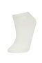 Women's Glittery 7-Pack Cotton-Pack Booties Socks C6415Axns - 4