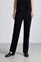 Carrot Fit Carrot Mold Trousers Navy Basic Straight Pocket High Waist Straight Leg 3152628 - 6