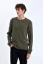 Standard Fit Crew Neck Textured Knitwear Sweater E0811Axns - 8