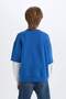 Marvel Spiderman Oversize Wide Fit Crew Neck Sweatshirt Boys D6813A824Wn - 6