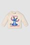 Disney Lilo & Stitch Crew Neck Soft Fleece Sweatshirt Baby Girl D6677A524Wn
