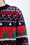 New Year's Themed Crew Neck Knitwear Sweater for Boys D5792A824Cw - 4